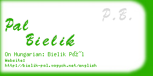 pal bielik business card